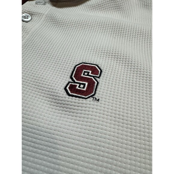 Y2K Nike Team Stanford Cardinal Team Issue Sideline Football Polo Golf Shirt L - Picture 2 of 9